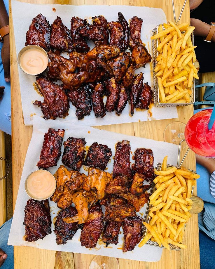 The Wing Republic on Twitter "Grand Platter 😍 1kg ribs + 6 Buffalo