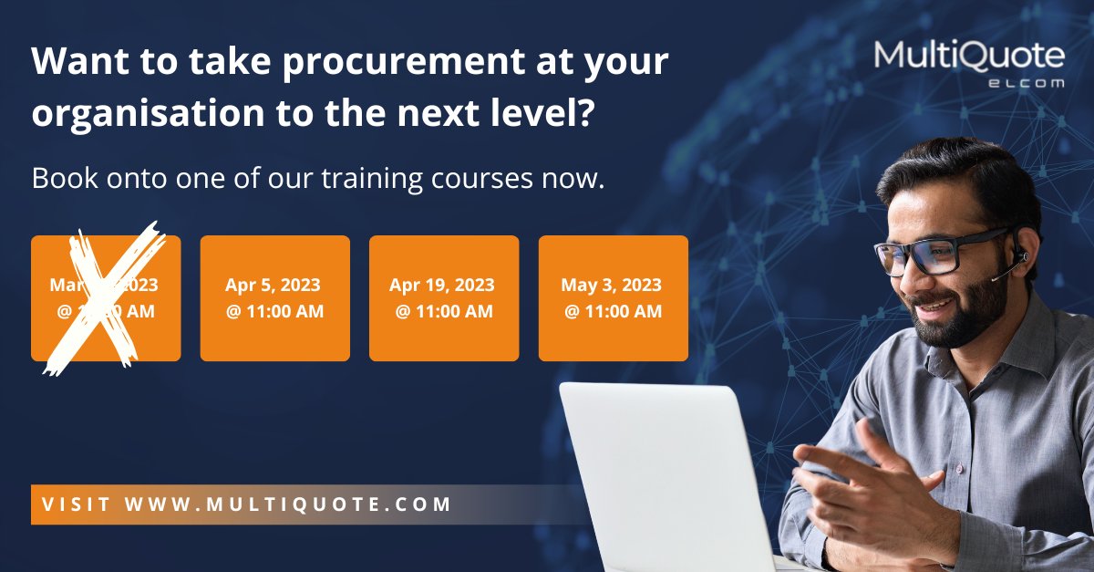 elcom's tweet photo. #MultiQuote is pleased to partner with @CPCuk in our next series of webinars helping the education sector take procurement to the next level. Missed our first #webinar? Don't worry, there are still three left. Limited spaces available, sign up now! https://t.co/vDf58AGby6 https://t.co/8sfHCWdXeJ