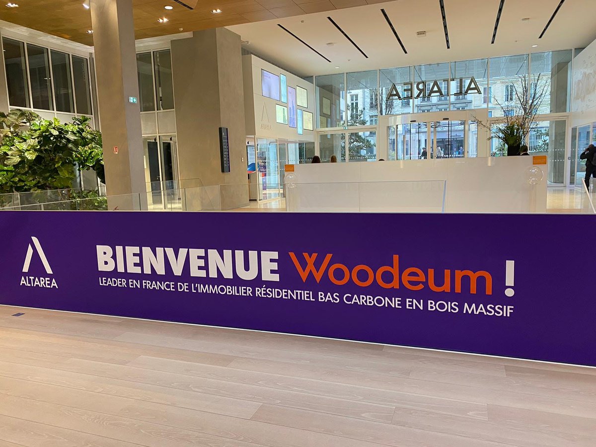 altarea_groupe's tweet photo. Ça y est ! Après avoir rejoint Altarea il y a quelques semaines, les équipes de @Woodeum emménagent aujourd’hui au 87 Richelieu, siège du Groupe.
Nous sommes très heureux d’agrandir la #TeamAltarea et souhaitons une bonne installation aux collaborateurs de Woodeum ! 🙌. https://t.co/0vtceI274m
