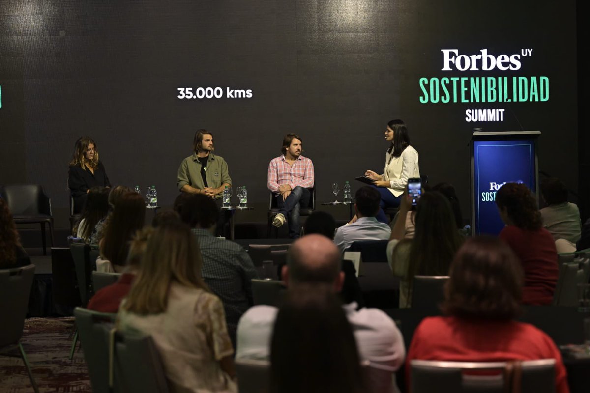 forbesuruguay's tweet photo. “Una aventura sustentable: Electric Americas”, es el último spotlight de la jornada. Nos acompañan @martin_canabal, chief travel officer, @OliverUmpierre, chief Marketing officer y @TutiIraola, chief Environment Officer de @Electr_Americas https://t.co/C2ZAF4iuWH