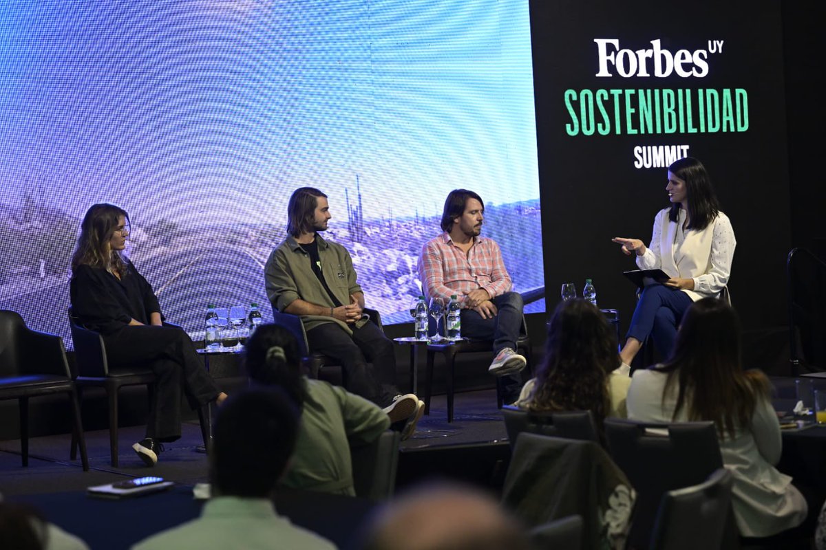 forbesuruguay's tweet photo. “Una aventura sustentable: Electric Americas”, es el último spotlight de la jornada. Nos acompañan @martin_canabal, chief travel officer, @OliverUmpierre, chief Marketing officer y @TutiIraola, chief Environment Officer de @Electr_Americas https://t.co/C2ZAF4iuWH