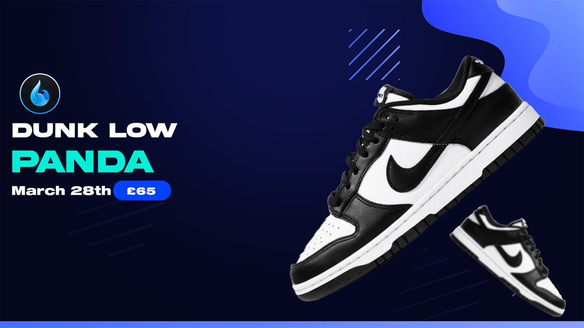 Nike Dunk Low Panda are releasing on the 28th March for £65 &amp; £100✅ 

They are back again, another Panda Restock... Another COOK!

3ds solver, Nike Acc gen, address j1g &amp; 30+ other MODULES, we have it all...😮‍💨

💙 + ♻️ and keep DM's open