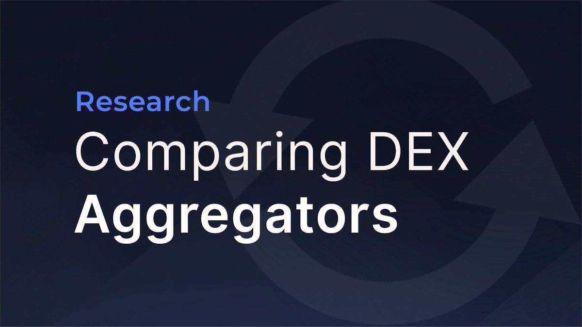 👀 Looking for the best DEX aggregators for your trades?

Mobula Labs just completed an extensive analysis of +5 DEX aggregators - which one is the best one? 

Let’s dig into it 👇