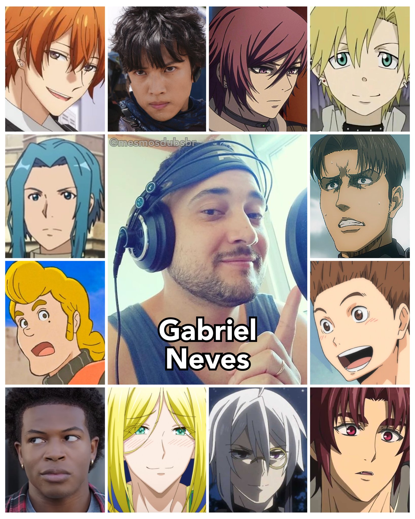 Personagens Com os Mesmos Dubladores! on X: - Hiro / Hero: Gabriel Neves   / X