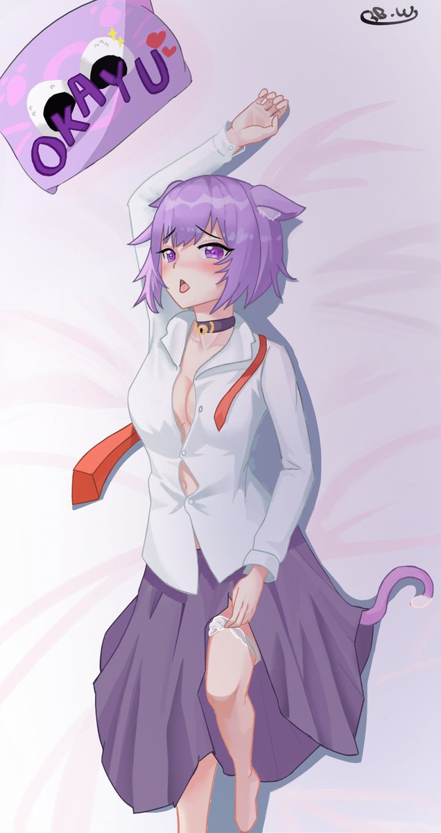 bumpywind's tweet image. Creator by Me💦💦, This is an artwork i draw for my friend. 

猫又小粥 
#猫又おかゆ 
#digitalart 
#art