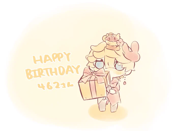  お誕生日おめでとうございます〜!!!(๑'ω`ノノ゛ 