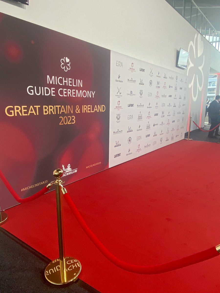 Caterertweets's tweet image. Getting red carpet ready ⭐️ @MichelinGuideUK #michelinguideGBI