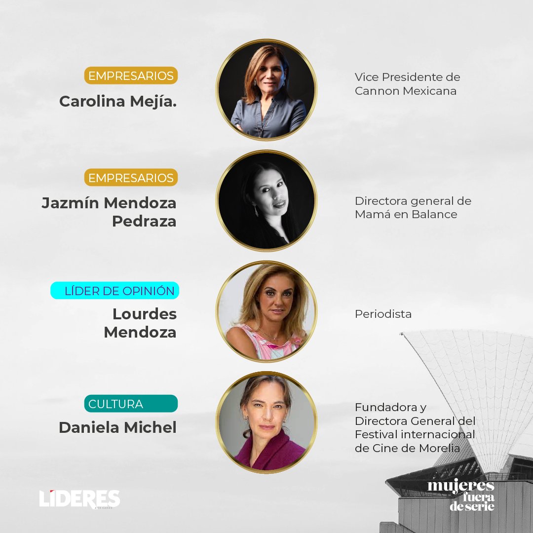 LideresMexicano's tweet photo. Te presentamos la tercer parte de la lista de las 106 #MujeresFueraDeSerie.
 Conoce sus historias. 💜
1/3 👇 https://t.co/448UOEnGvg