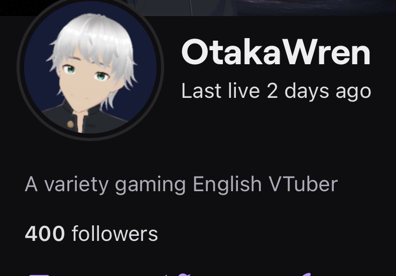 OtakaWren's tweet photo. After we missed the goal February I didn’t think we could hit this number in March, but we actually got there with a few days to spare! Than you all for helping me reach 400 on Twitch!! I’m so grateful for each and every one of you!! ❤️ https://t.co/GN2mjh5Pt7