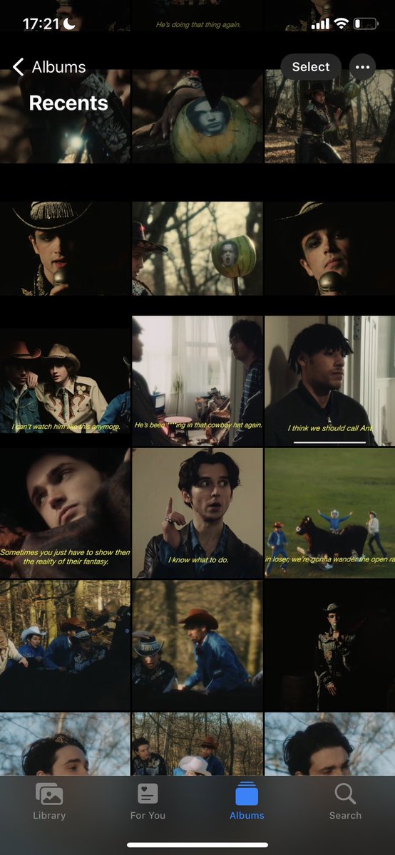 myhonestfface's tweet photo. Got high and took photos of the inhaler music video like it was a concert https://t.co/MbT3SYOeNu