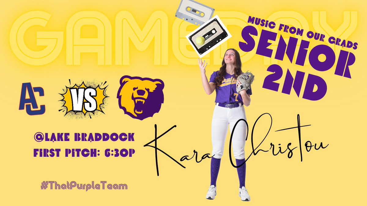 Lake Braddock Softball (@lb_softball) on Twitter photo Gameday ๐ฅ
๐ March 27
๐ก 6:30p
๐ Lake Braddock
๐๏ธ <a href="/ACTitanSball/">Alexandria City High School Softball</a> Gameday ๐ฅ
๐ March 27
๐ก 6:30p
๐ Lake Braddock
๐๏ธ <a href="/ACTitanSball/">Alexandria City High School Softball</a>
