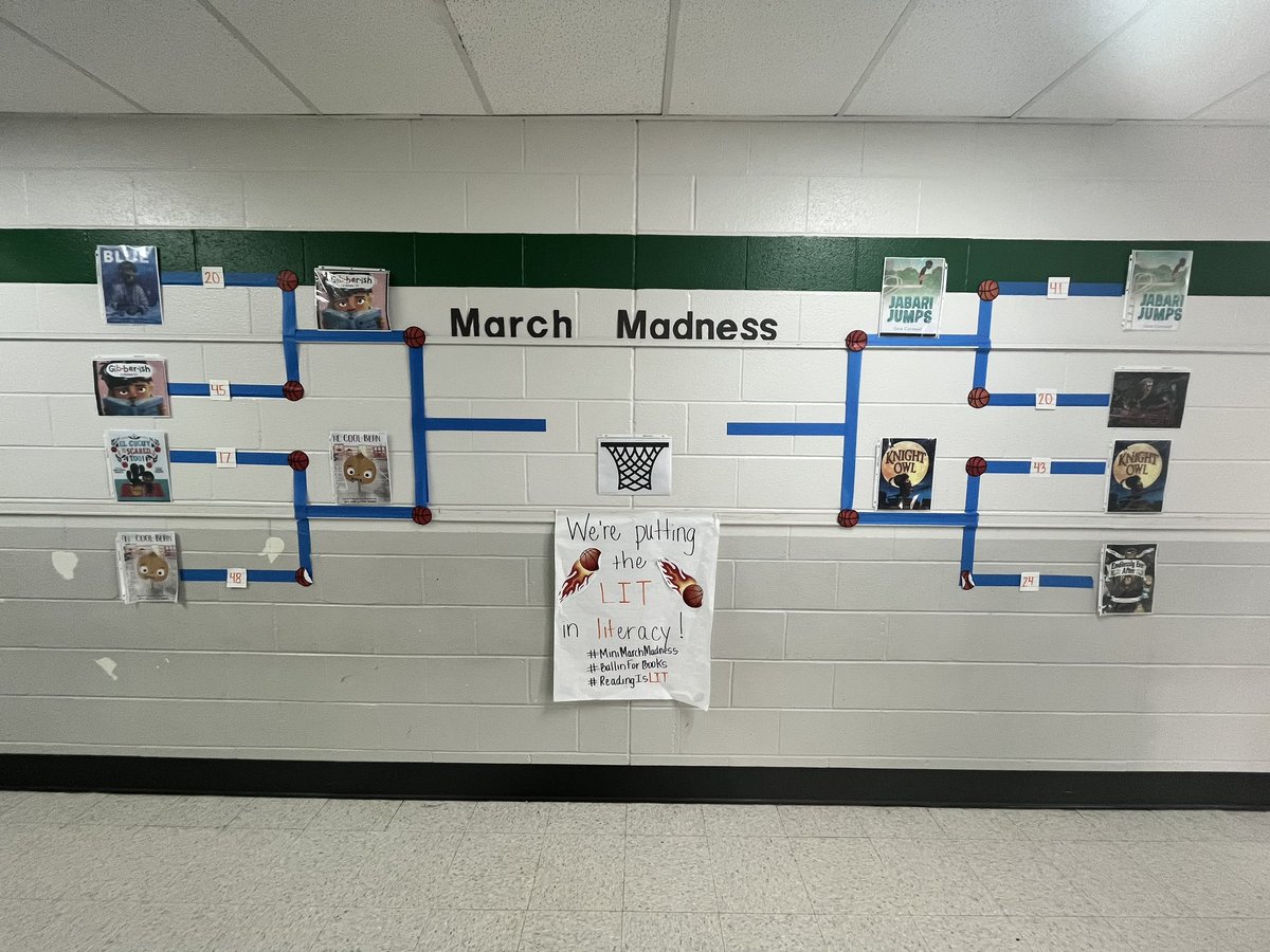 TheDeanerGrade2's tweet photo. Final four! Who’s going to take the crown? 👑

Find out this Friday! 📚🏀

#MiniMarchMadness #BallinForBooks #ReadingIsLIT #2ndGradeStrong #DeanDreamTeam https://t.co/6kvy4MonGm