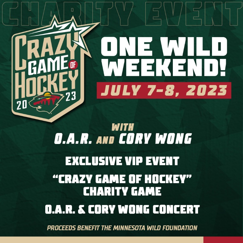 Wild's Crazy Game of Hockey Event Kicks Off This Weekend