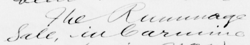 refdeskATX's tweet photo. Found a phrase in today's @Crowd_LOC transcription that sounds like a band name/song title missing from the 60s psych rock comp Nuggets:  The Rummage Sale "In Carmine" 

Can't you picture their (secondhand) boots &amp; beads &amp; little jackets?

From a letter to Clara Barton 1900-12-15 https://t.co/aGZEZruLHU
