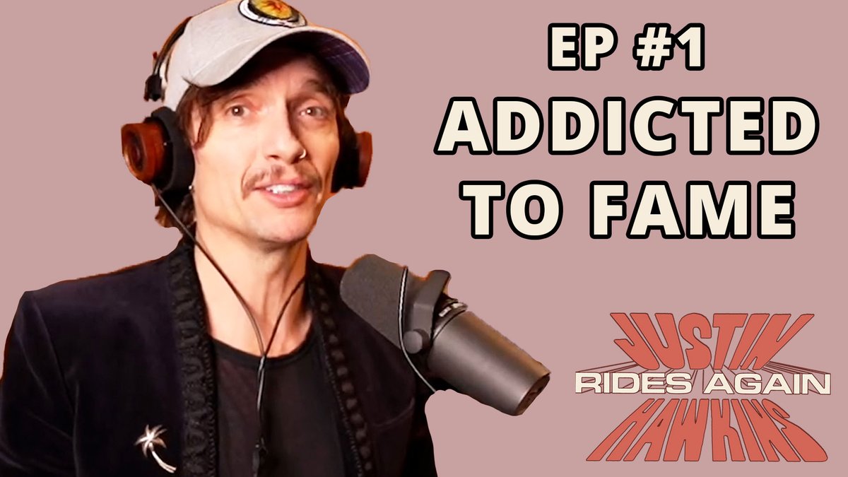 JustinHawkins's tweet photo. Episode #1  of Justin Hawkins Rides Again...THE PODCAST has just been released. 

You can watch it here: https://t.co/q1TTOUcHxs

Or listen to it wherever you usually podcast 🎧

Spotify: https://t.co/ofT6atoEHt
Apple Pods: https://t.co/DmTksjiriS https://t.co/2qZlEWaoTx