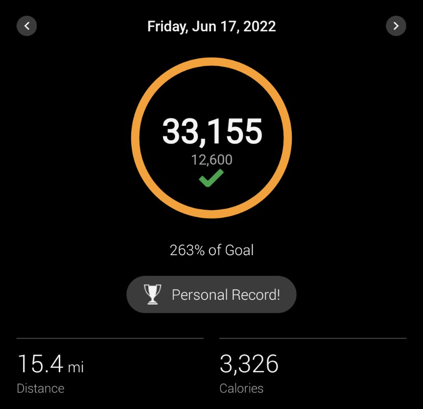 Kate1527712's tweet photo. @KipThaSippa @Bonnaroo My steps from last year... A casual 53.4 miles over 4 days 🙃 https://t.co/UsqROt9jwf