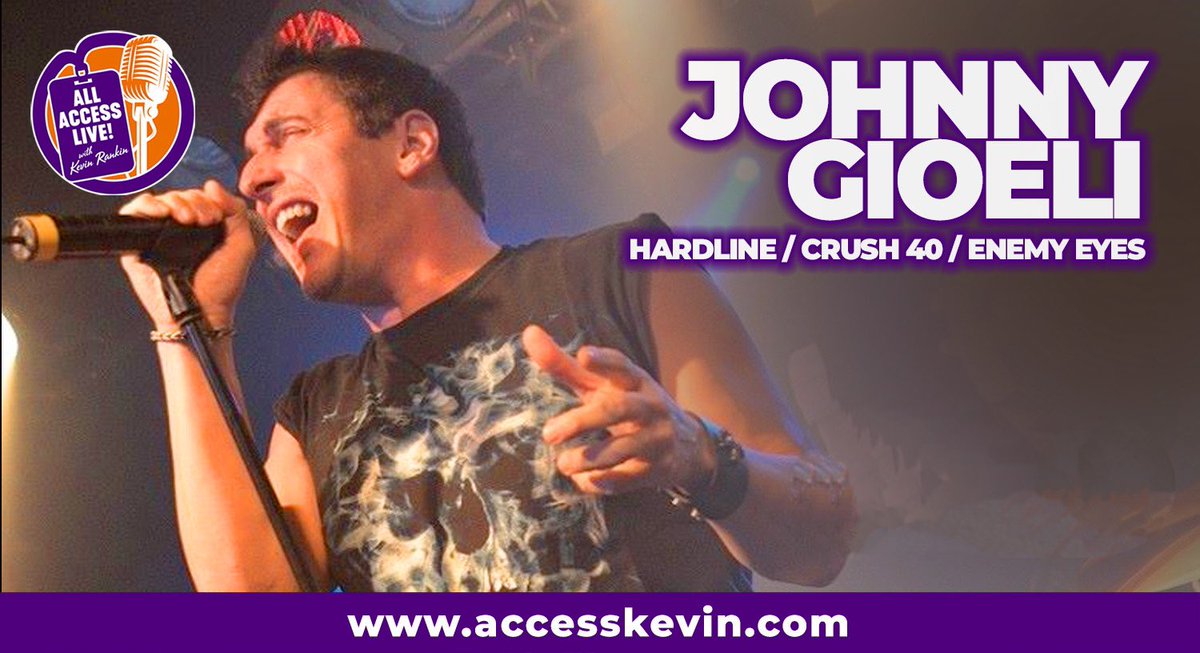 Crush40Johnny's tweet image. NEW INTERVIEW🎙️
In case you missed it, here is a link to the full interview I did with Kevin Rankin from All Access Live last week.🤘🏻
youtube.com/live/h6TGUMXky… 

#allaccesslive #newinterview #johnnygioeli @Access_Kevin