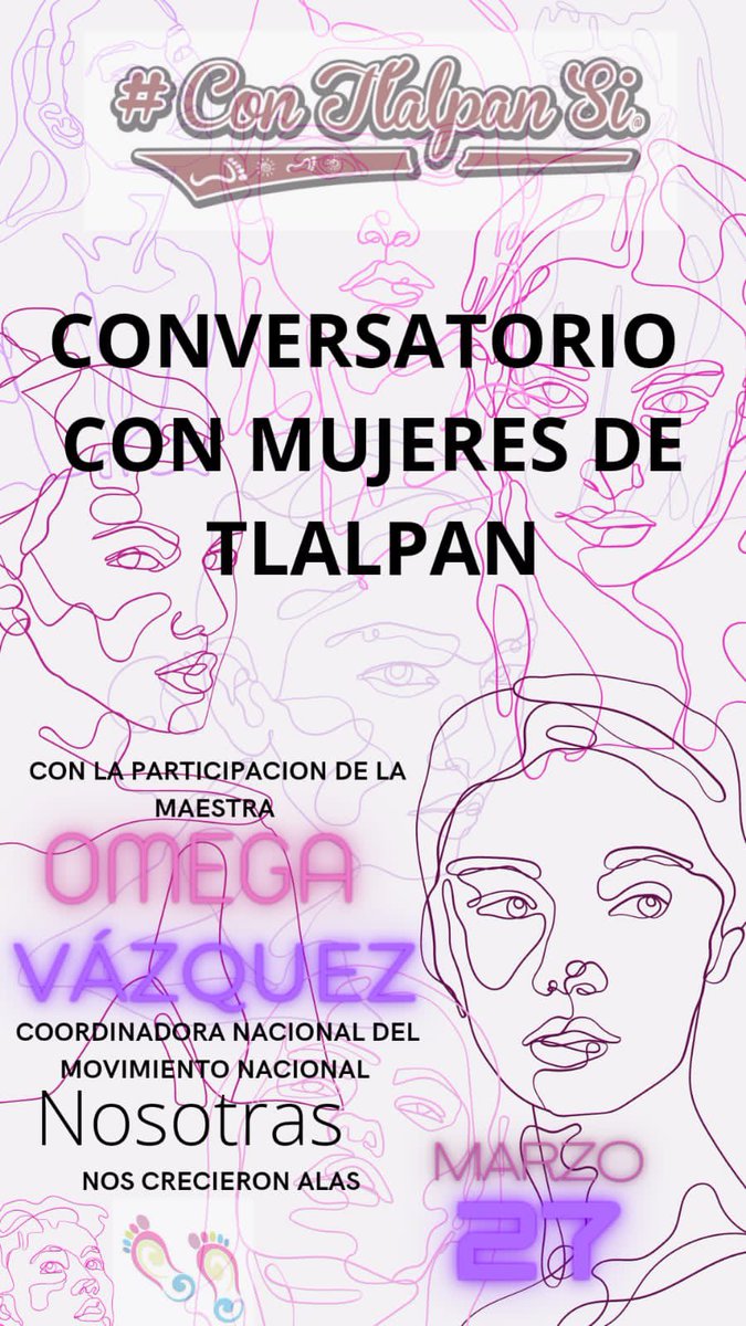 OmegaVzquez's tweet photo. Amigas de Tlalpan, estoy en camino a encontrarlas, arroparnos y organizarnos juntas para lograr el país que queremos, hay que fortalecernos. ¡Allá nos vemos! @Nosotras_M https://t.co/nd0ip0lE4o