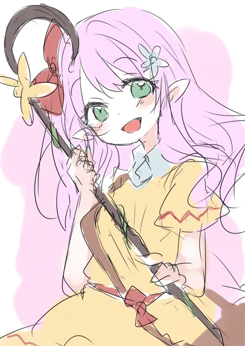 落書き。森人街の玩具箱リリーティアちゃん 