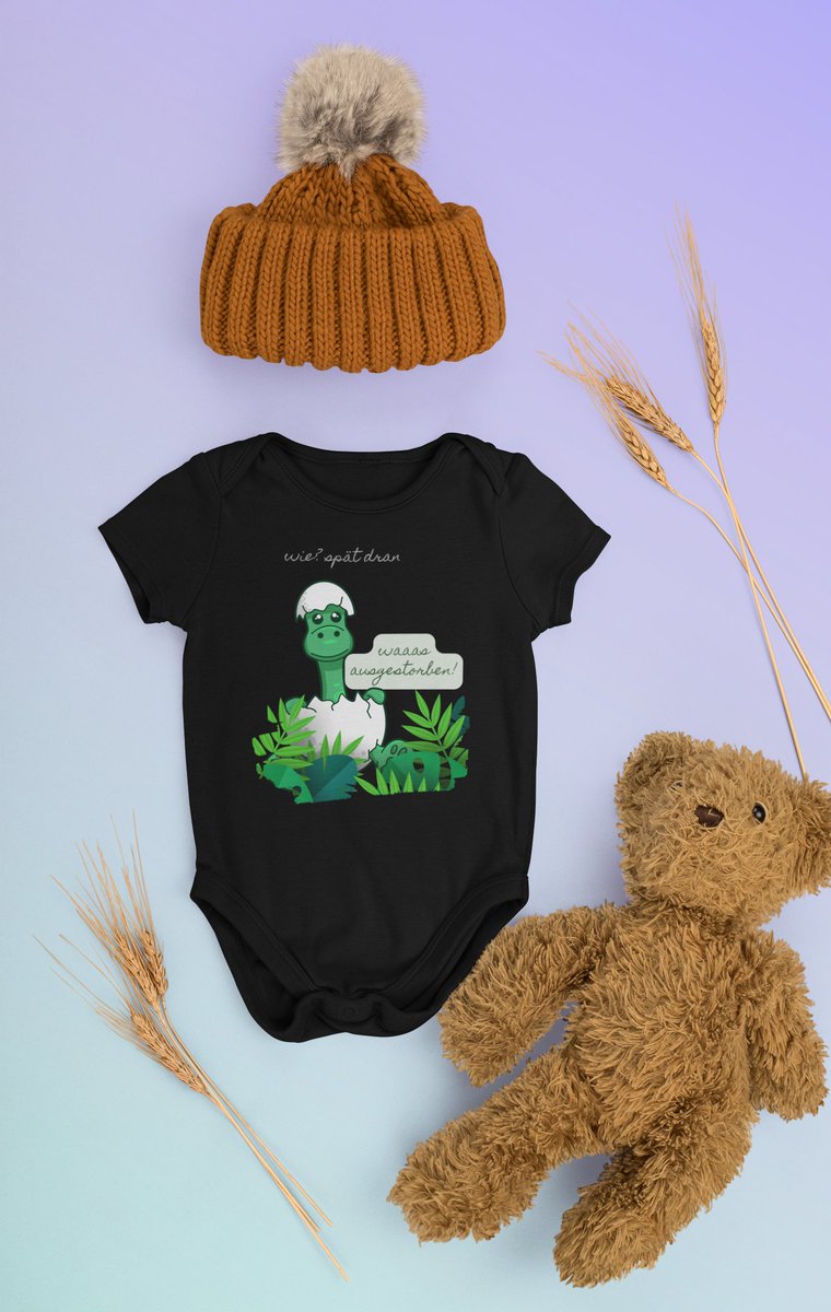 Unikatemarkt's tweet photo. Dino - Organic Baby Bodysuite von Motiondesign Sonia &amp; Mischka - wie? ausgestorben  Waas zu spät dran! order now: https://t.co/CL9HRDyOCE  #baby #babysuite #babygeschenk #neugeborenes #ostern #ostergeschenk #strampler #widder #schwangerschaft #freiburg #Kinderkrankenhaus #wien https://t.co/Zgv0uTvvIE
