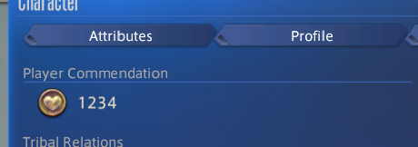 #FFXIV 
Just noticed what number my commendations are and feeling rather satisfied all of a sudden