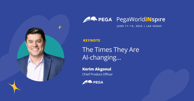 IslaPageau's tweet photo. Join Kerim Akgonul, Pega’s Chief Product Officer, as he explores the latest Pega Infinity™ innovations in AI, customer engagement, and workflow automation so you can be ready for anything that happens – today and in the future. #PegaWorld https://t.co/AT7B2Db7zO https://t.co/tdX9uEJPYw