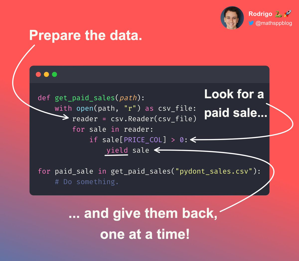 Generators are a really cool Python 🐍 tool. Let me show you why you ...