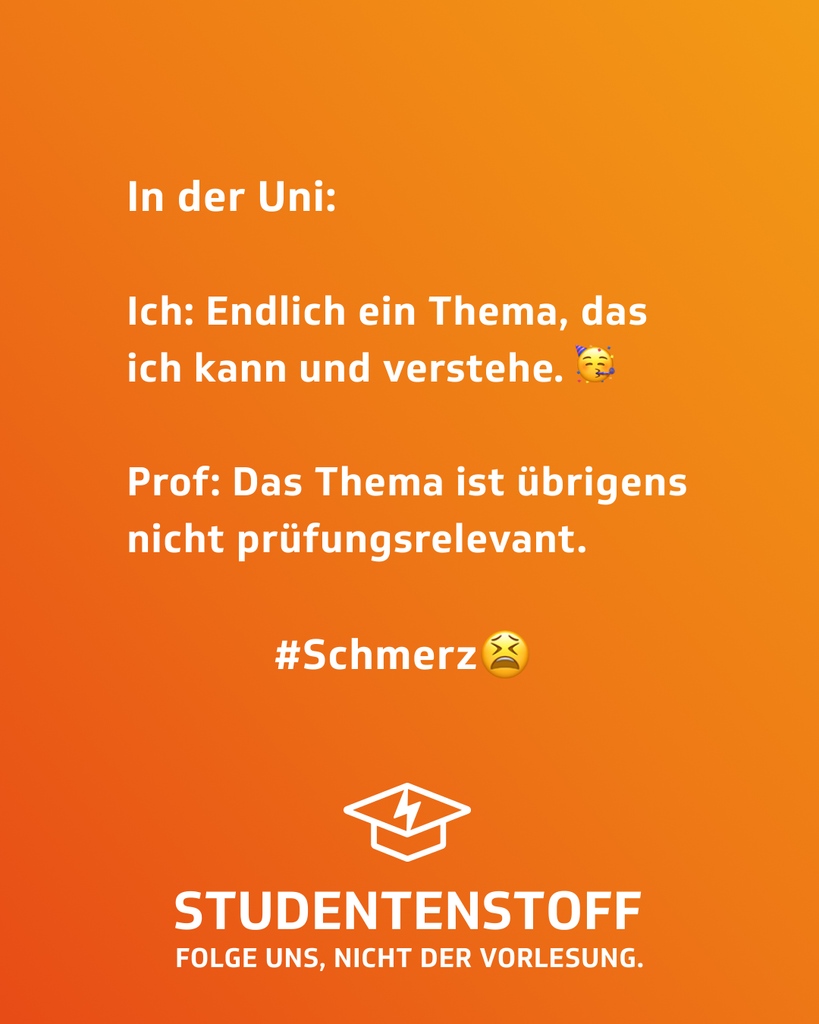 Studentenstoff1's tweet photo. Das tut weh 🥲
#studentenstoff #studentenleben #hochschule #studieren #lernen #studenten #dualerstudent #universität #studium #jodel #jodelapp #bestofjodel #jodeldeutschland #sprüche #spruch https://t.co/cL8em7e8tW