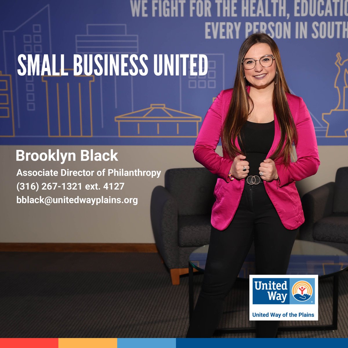 Small Business United is a way for small businesses (50 people or less) to learn more about nonprofit work happening in our community while making it easier for your organization to engage in fun volunteer opportunities. 
Contact me for more information! 
#LiveUnited #UWP100