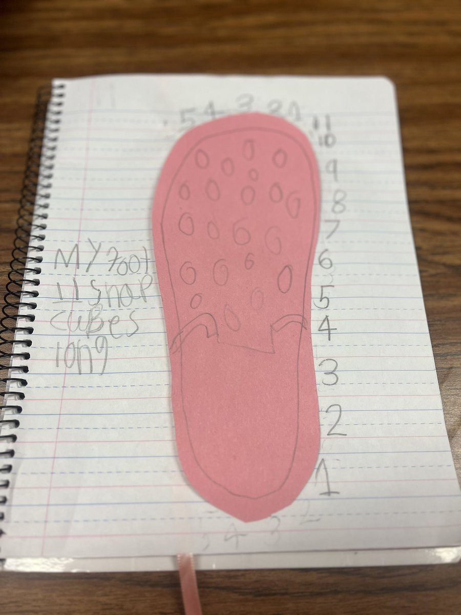 mrsedson_FCE's tweet image. Today we measured each other’s shoe. Then we got snap cubes and had to figure out the best way to measure our footprint! Ms. Edson let us figure it out by ourselves! @HumbleISD_FCE @HumbleElemMath #MarchMathMadness