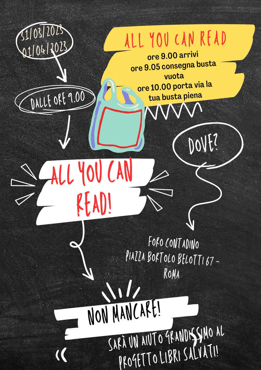 Da questo fine settimana e per tutti i weekend di aprile ALL YOU CAN READ! - Adotta più libri che puoi (perchè devo lasciare il Foro)
❤️📦📚✉️💌