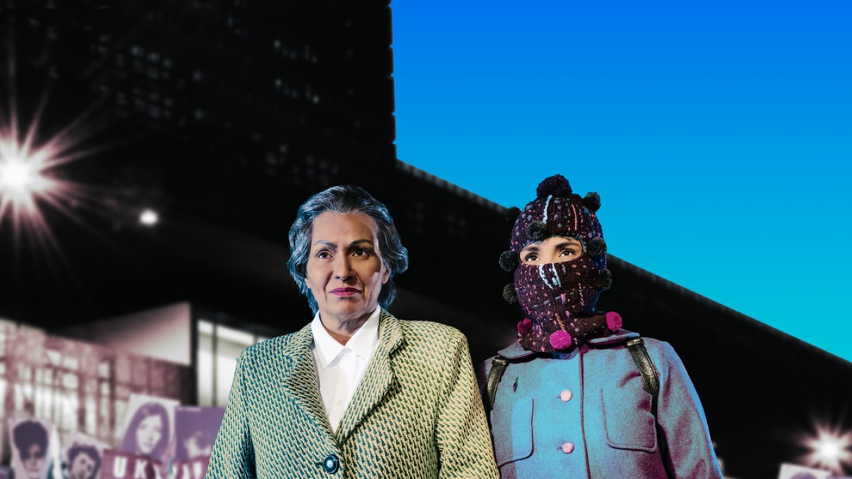 TeatroUC's tweet photo. 🌟Hoy es el #DíaMundialDelTeatro y lo conmemoramos con un sorteo de entradas para la obra "Mistral, Gabriela (1945)", producción @centroGAM que actualmente está en cartelera de #TeatroUC ¡Participa! 👉 https://t.co/ZdYljf9Dq2 https://t.co/ayjC3v1baJ