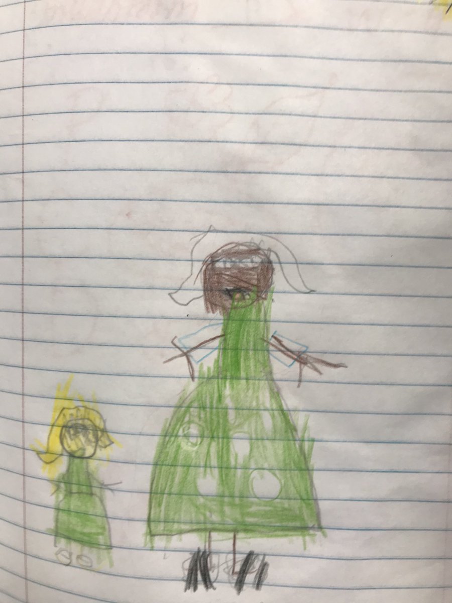 PaigeCharlis's tweet photo. My girl said we are twins today. Being green in the spring. #ermelelementary β¦@ErmelES_AISDβ© https://t.co/XxzQUCEY62