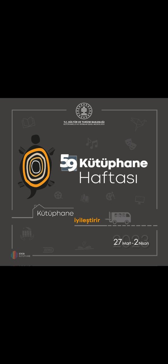 Bordolayla's tweet image. Bu hafta bizim haftamız. Bizi sevindirecek müjdeli atama haberlerini bekliyoruz. #Kütüphaneiyilestirir #Kütüphanehaftası #libraryweek YuzuncuYılaKutuphanecıAtaması
@tkdgenelmerkez
@kartalaf
@OdabasAli
@TCKulturTurizm
@MehmetNuriErsoy