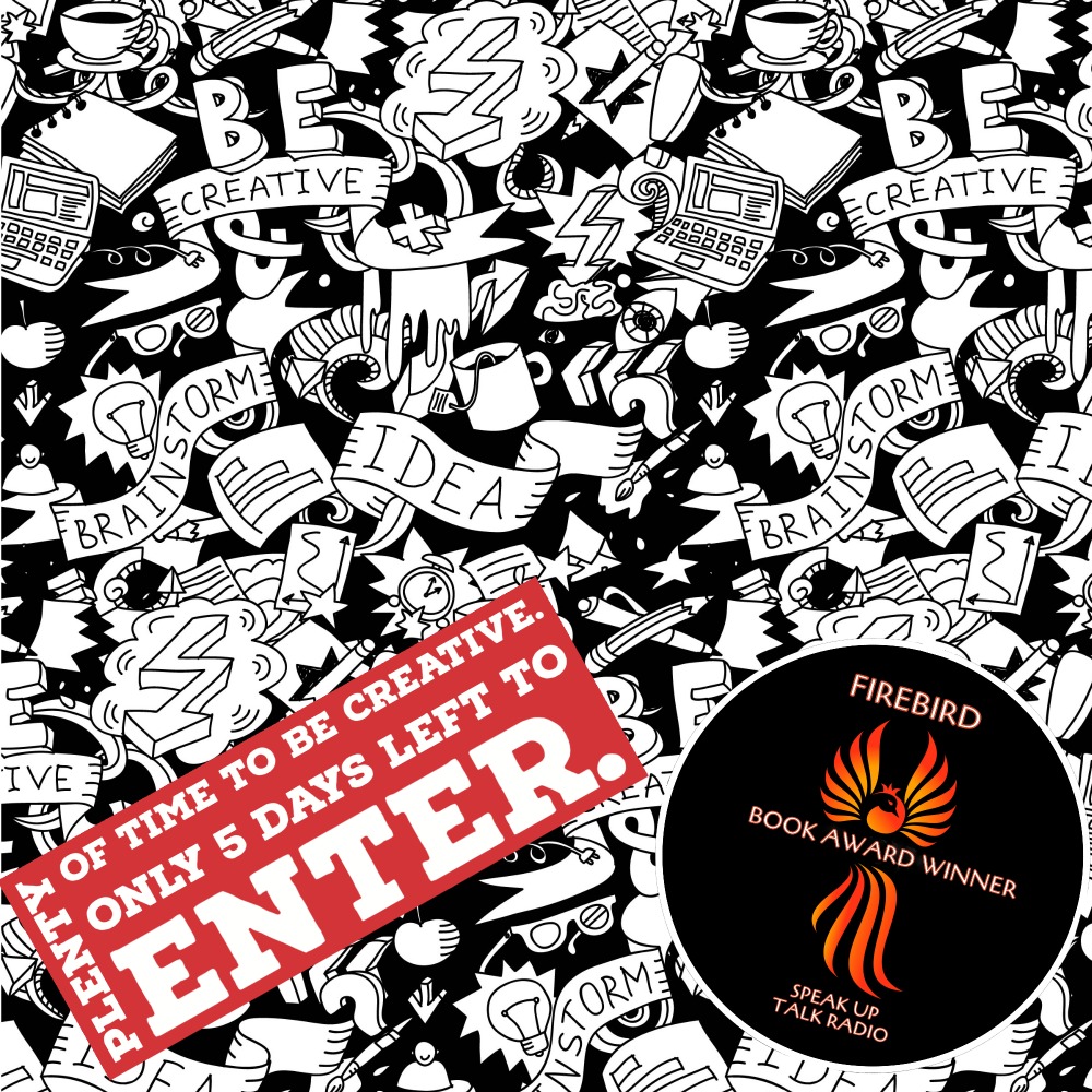 Time to take a short break &amp; submit your book to the Firebird Book Awards. Quick &amp; easy entry. 
March 31st deadline - Winners announced April 20th
⏰speakuptalkradio.com/firebird-book-…⏰
#firebirdbookawards #firebirdbookaward #authors'#authorsoftwitter #writingcommunity