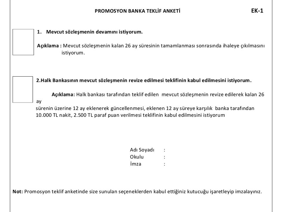 Hiç böyle anket görmedim.3.Şık diyorum ben.
2 kötü seçenekten birisini seçmek zorunda mıyız?
2025'teki 750 lirayla enflasyon böyle giderse 2 koli yumurta alırız anca.
Paraf puan cinliği ile zorla kredi kartı aldırılmaya çalışılması ise ayrı garabet.
#Promosyon
#Gaziantep