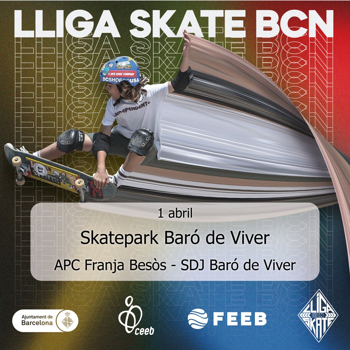 elconsell's tweet photo. 🛹🔥 1a parada Lliga Skate BCN - Baró de Viver!
🌐 Inscripció: https://t.co/cQMpFihYnV
📌Skate Parc Baró de Viver
#CEEB #FEEB #Esportivat #LligaSkateBCN #Barcelona #Skate https://t.co/k9arQRyKWP