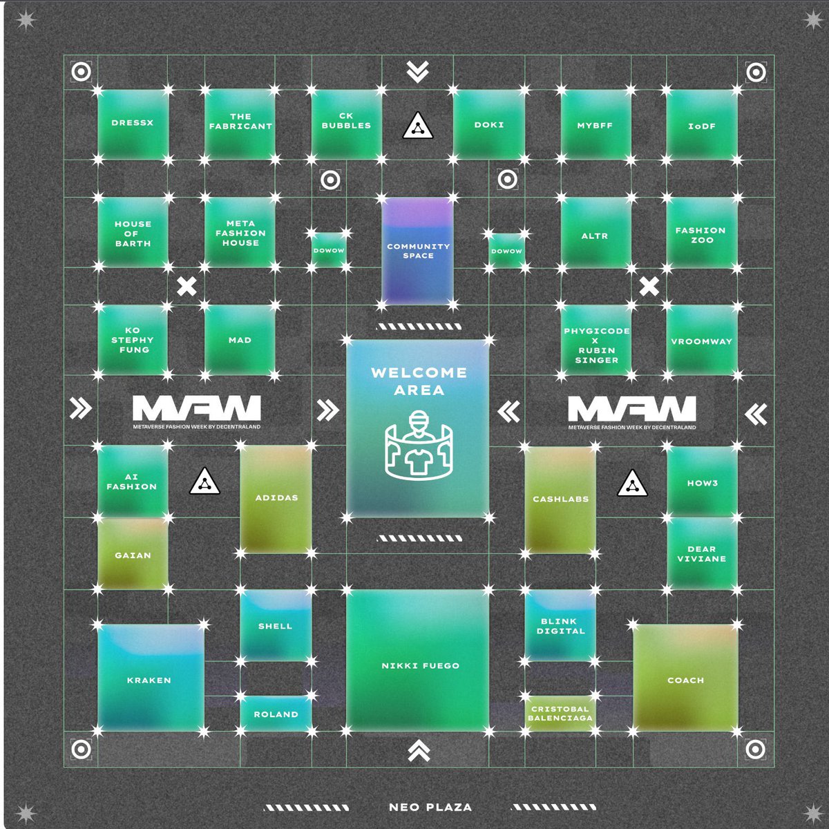 DigiFun (@digifun_) on Twitter photo A new code for fashion collaboration👏🏼
#MVFW23 is almost here💖
<a href="/phygicode/">Phygicode</a> will have a free dispenser in the shop and we invite members of the community to come try our wearables!
Let’s welcome <a href="/RubinSinger/">RUBIN SINGER</a> <a href="/AbramsGlobal/">Andrea Abrams</a> to the <a href="/decentraland/">Decentraland</a> community🫶🏻 A new code for fashion collaboration👏🏼
#MVFW23 is almost here💖
<a href="/phygicode/">Phygicode</a> will have a free dispenser in the shop and we invite members of the community to come try our wearables!
Let’s welcome <a href="/RubinSinger/">RUBIN SINGER</a> <a href="/AbramsGlobal/">Andrea Abrams</a> to the <a href="/decentraland/">Decentraland</a> community🫶🏻