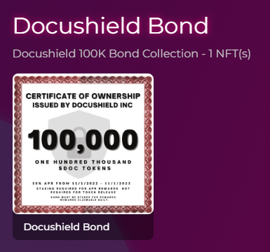 kadenamoonboy's tweet image. What&apos;s this worth #kadena fam?? @Docushield @MintItOnKadena @kadena_io #docushield #kda #mintit #nft #bond #sdoc