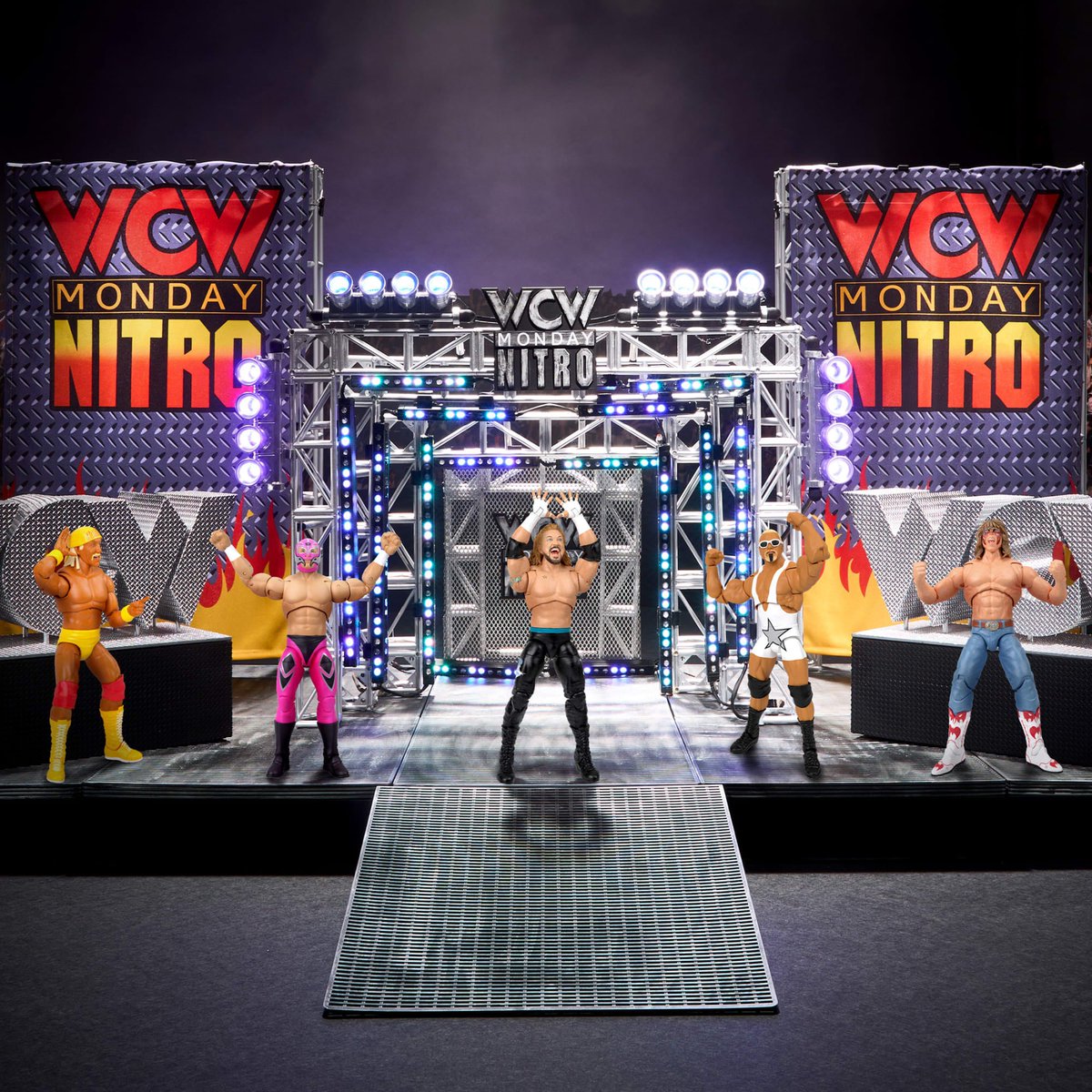 MajorWFPod's tweet image. The second @Mattel WWE Crowdfund is here!
Ultimate Edition WCW Monday Nitro Entrance Stage!

Launches this Wednesday at 12pm EDT on MattelCreations.com!

Minimum of 5,000 backers required!
Unlock 5 bonus figures: @HulkHogan, @reymysterio, @RealDDP, @ScottSteiner, &amp;amp; Warrior!