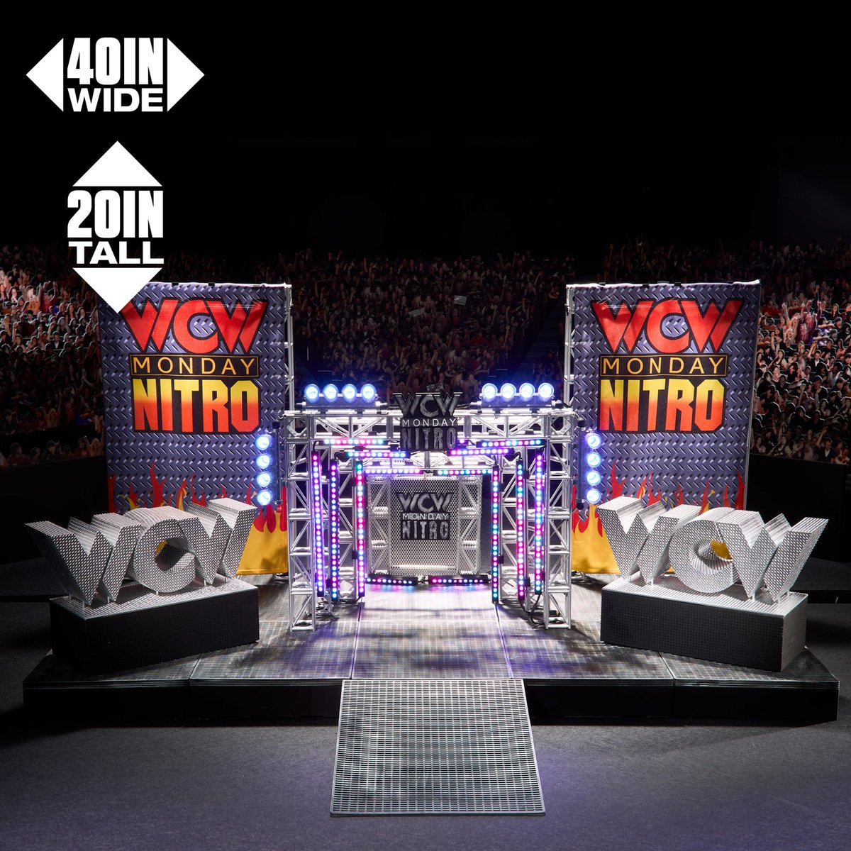 MajorWFPod's tweet image. The second @Mattel WWE Crowdfund is here!
Ultimate Edition WCW Monday Nitro Entrance Stage!

Launches this Wednesday at 12pm EDT on MattelCreations.com!

Minimum of 5,000 backers required!
Unlock 5 bonus figures: @HulkHogan, @reymysterio, @RealDDP, @ScottSteiner, &amp;amp; Warrior!