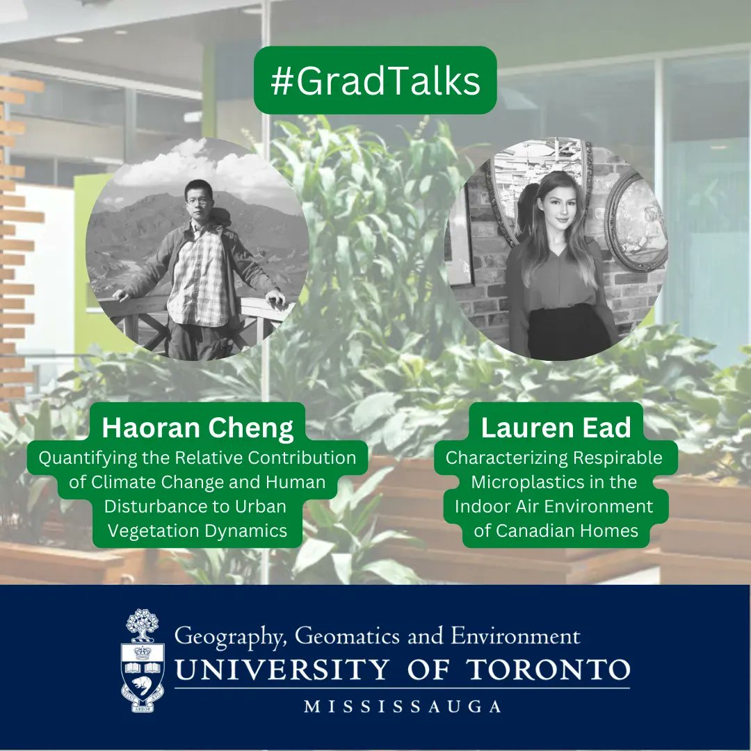 UTM_GGE's tweet photo. Thank you to our four presenters for an enlightening #GradTalks session, which covered a range of fascinating topics! https://t.co/ej88rrB5tN