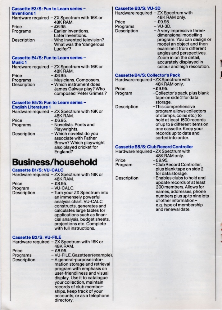 GaryArnott's tweet image. It's December 1982 and you've just received your brand new Sinclair #ZXSpectrum software catalogue through the post direct from Uncle Clive! 😊

After hours of deliberation, what game you going to order with your hard earned pocket money? 🤔

#SinclairResearch #PSION #Retrogaming