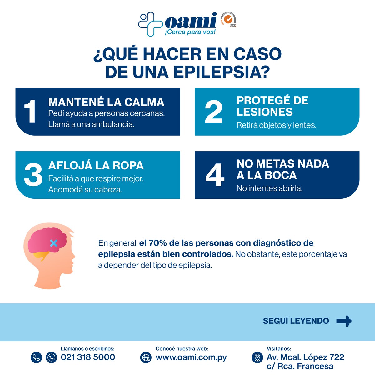 OamiPy's tweet photo. Las convulsiones son un síntoma común en personas que padecen de epilepsia. Ante una persona que sufra una convulsión, es importante seguir estos pasos para garantizar su seguridad y bienestar. ☝️🏥 https://t.co/M6EY3t6Uiv