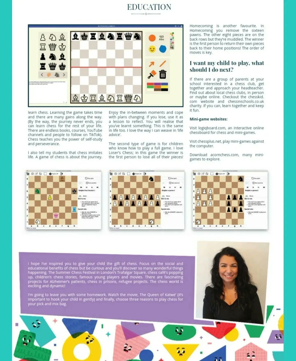 hari_neo21's tweet photo. 📣🎉TAKE YOUR PICK🍬 The new Cherubs magazine has dropped! Click to read the latest issue p32 My article explores the many different benefits of chess &amp; the power of mini games. Sharing the gift of chess with parents. So many wonderful reasons! ◼◻◼ ♜♞ https://t.co/m0owKuR1uk https://t.co/25WtcC4UXt