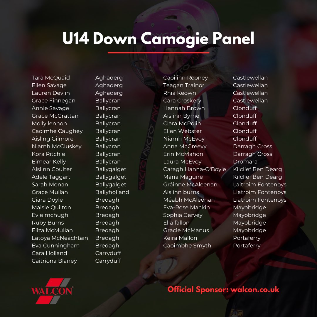 downcamogie_'s tweet photo. Congratulations to all girls selected for this years u.14 panel ๐
The management would like all parents to sign up to the HEJA app for communications going forwardโฆ๐ฒ
Click the link, download the app & join Down Camogie U14 Development Team..
https://t.co/aLCnGxrpyK
#camogs https://t.co/WWf0Dn7AL1