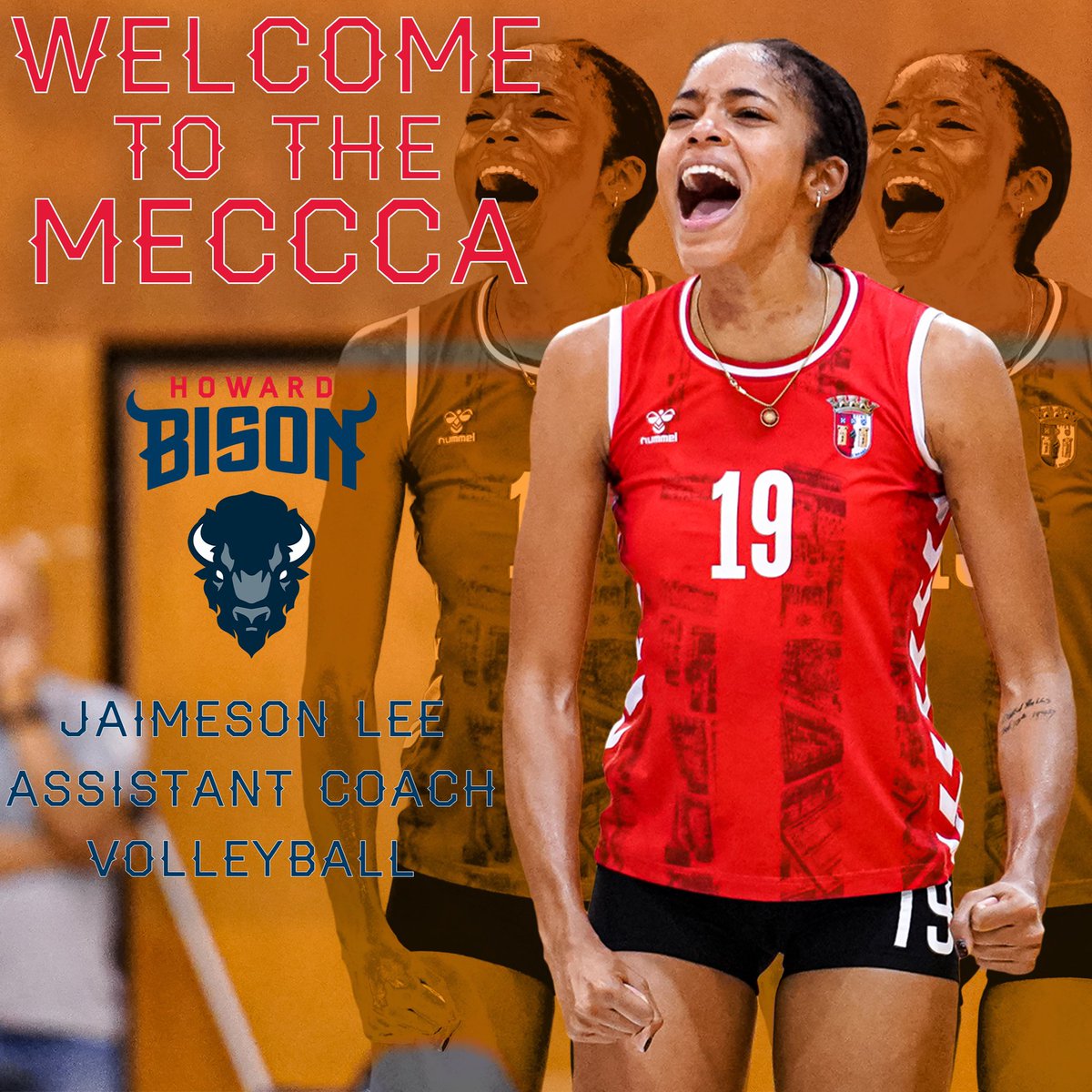 Let’s give a warm welcome to our new assistant coach Jaimeson Lee to the Bison Family🦬💙❤️!

#howardvolleyball #bisonpride #bleedblue #howardforward #HBCU