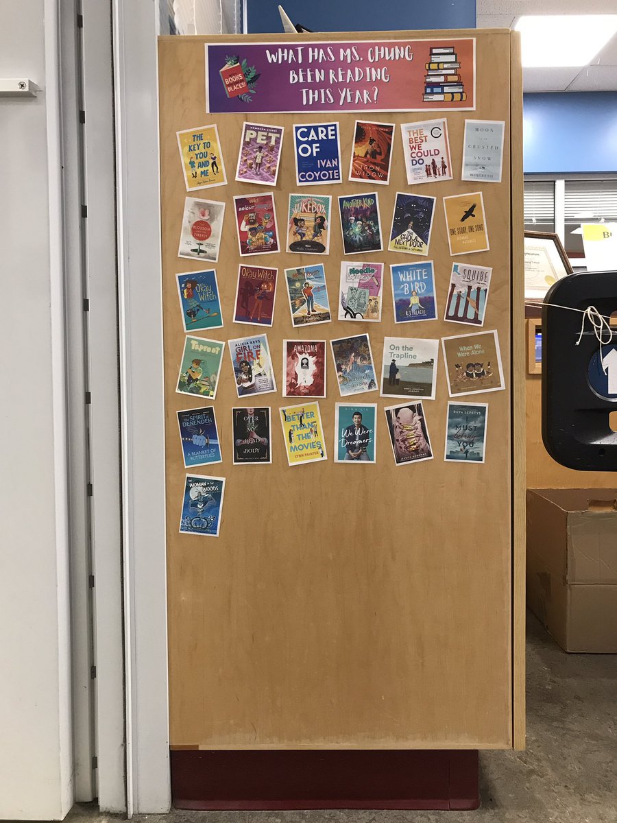 Betty Chung (@srachung) on Twitter photo Inspired by <a href="/Z_Brarian/">📚Deborah Zeman 🔜 #TLA2025</a> here’s my display of what I’ve been reading. Hoping that it will peak students’ interest as they enter the <a href="/rss_library/">RSS LIBRARY</a>! And I still have space to add more titles this year… #rtla38 Inspired by <a href="/Z_Brarian/">📚Deborah Zeman 🔜 #TLA2025</a> here’s my display of what I’ve been reading. Hoping that it will peak students’ interest as they enter the <a href="/rss_library/">RSS LIBRARY</a>! And I still have space to add more titles this year… #rtla38