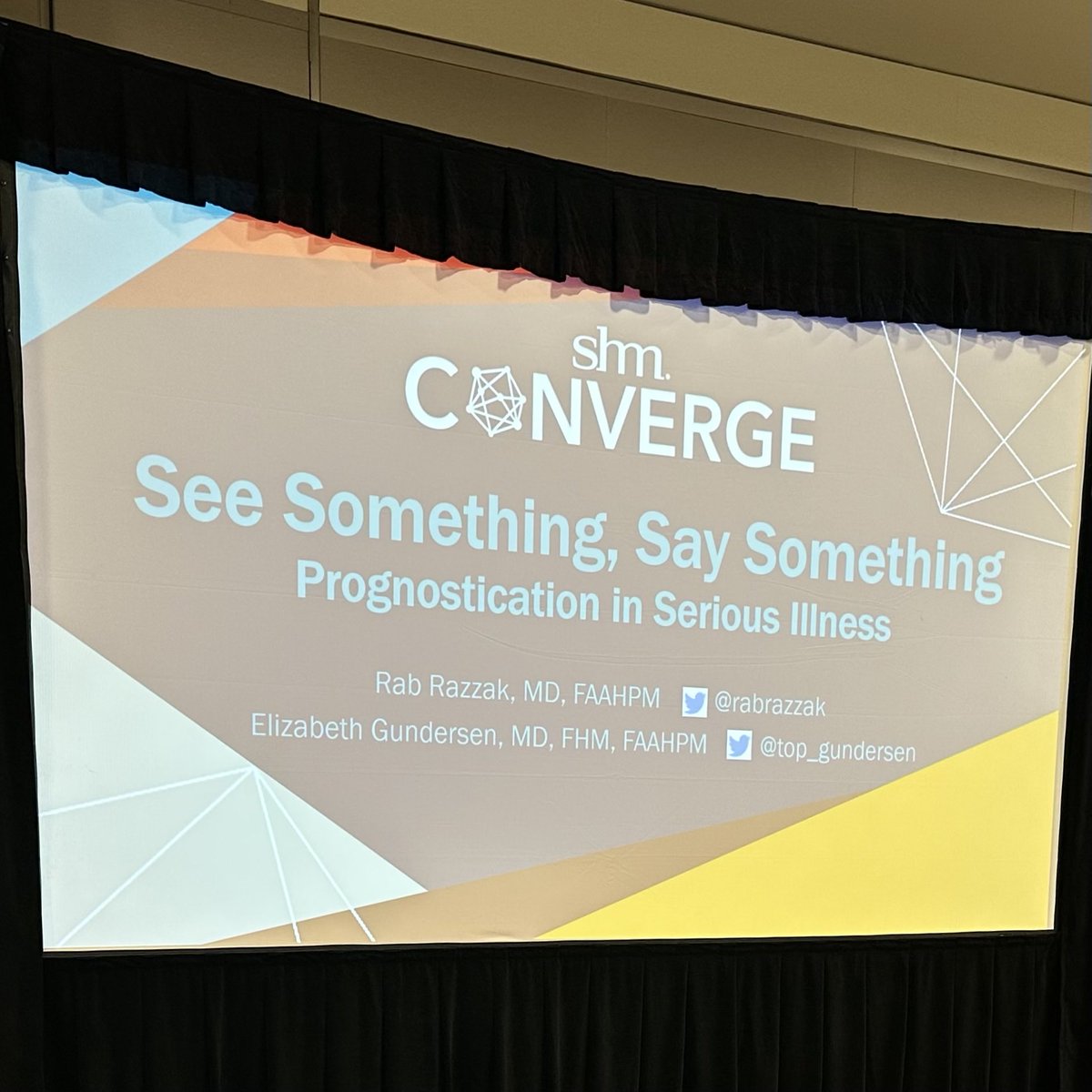 rabrazzak's tweet photo. We are ready to roll… come on up. Let’s #prognosticate. #hapc #shmconverge23 @Top_Gundersen https://t.co/n9YGuTym3h