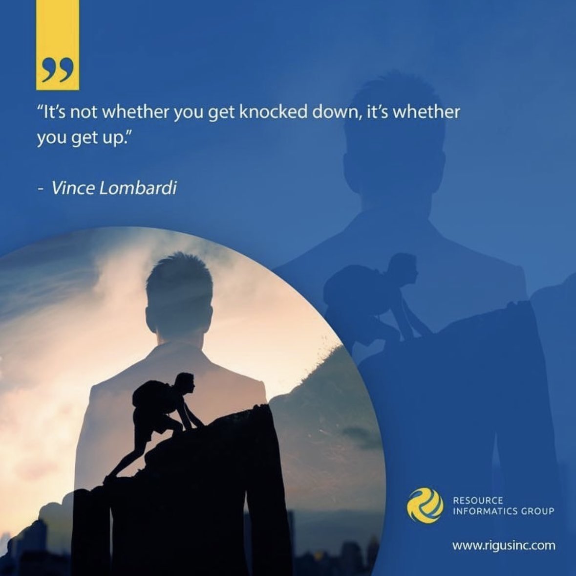 rigusinc's tweet photo. It is seldom known that one’s resilience is counted upon their ability to keep standing in the face of adversities.

However, successful people believe that there is no shame in failing, as long as you get up stronger than before.

#resourceinformaticsgroup #mondayinspiration https://t.co/4aUYT8P4eo